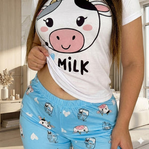 PIJAMA SHORT/ MANGA MILK