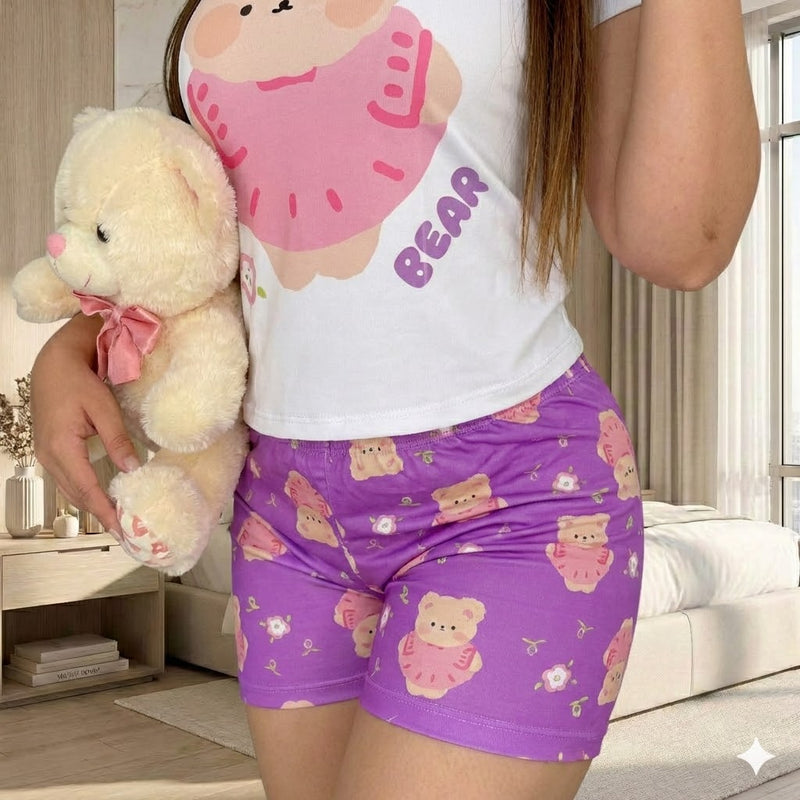 PIJAMA SHORT/MANGA OSITO