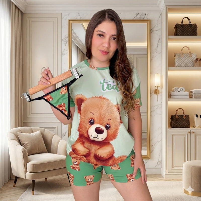 PIJAMA SHORT OVERSIZE OSO