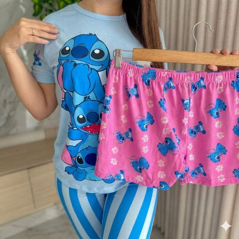 PIJAMA TRES PIEZAS / STICH