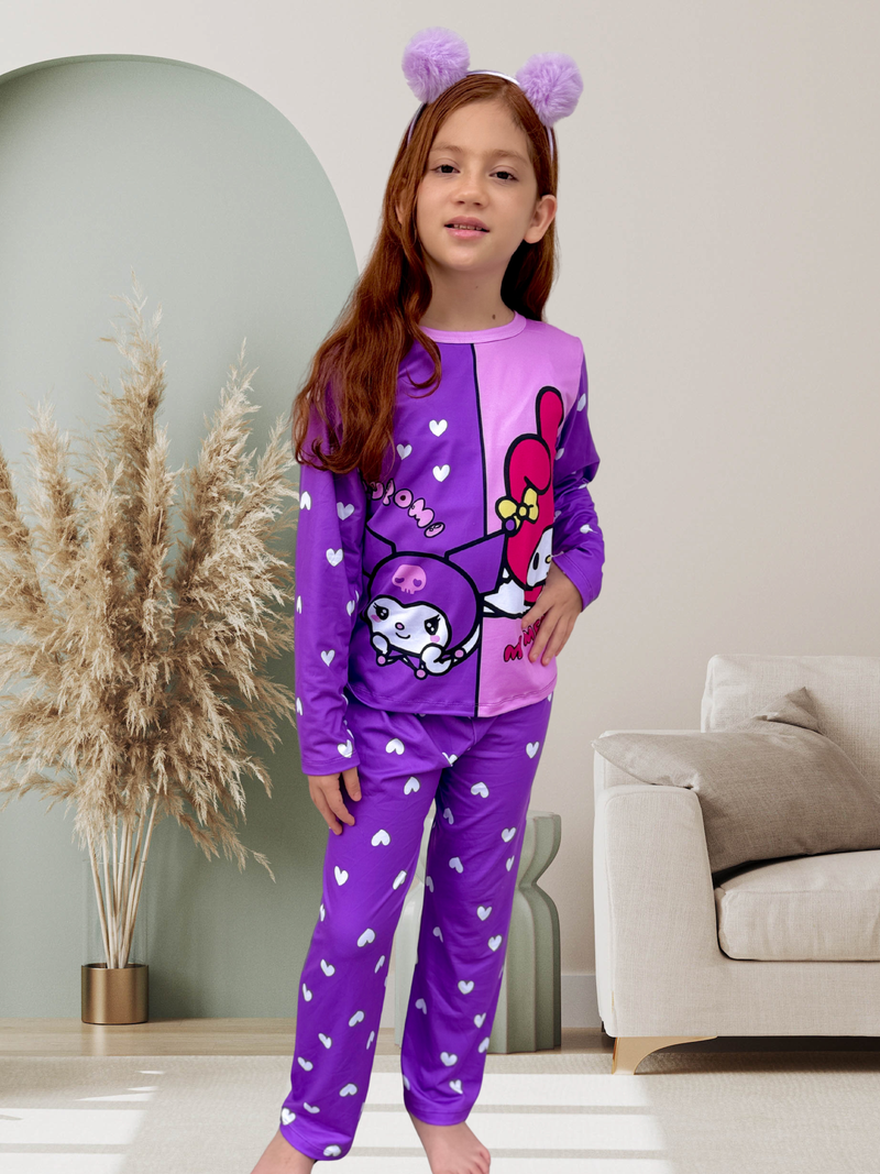 PIJAMA MANGA LARGA / PANTALON KUROMI