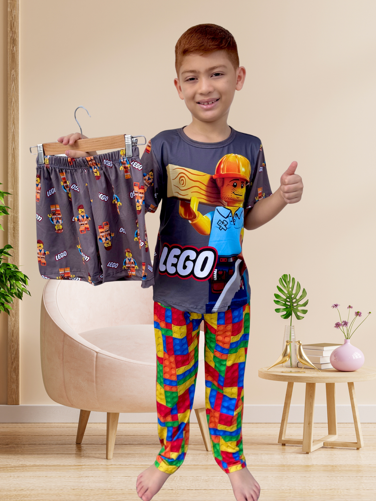 PIJAMA TRES PIEZAS NIÑO / LEGO
