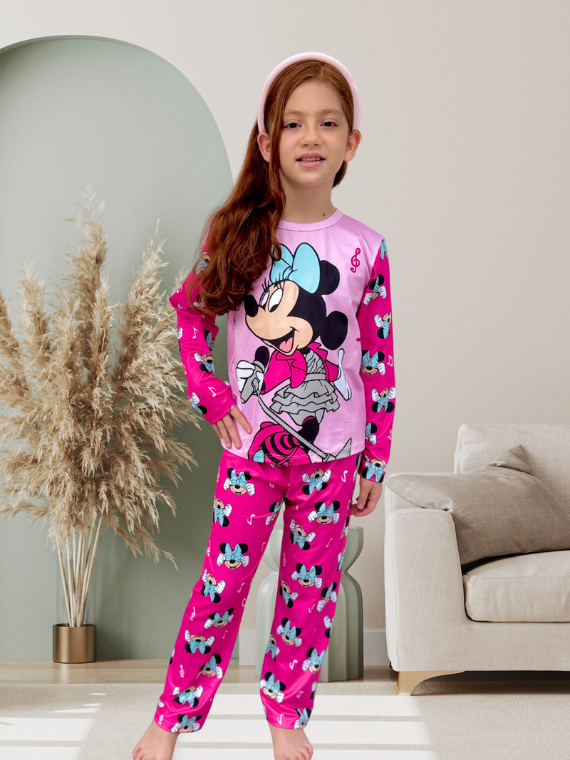 PIJAMA MANGA LARGA / PANTALON MINNIE