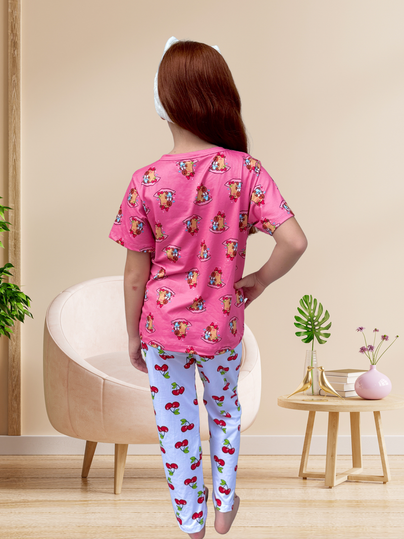 PIJAMA TRES PIEZAS NIÑA / CAPIBARA