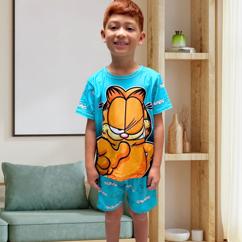 PIJAMA SHORT NIÑO / GARFIELD