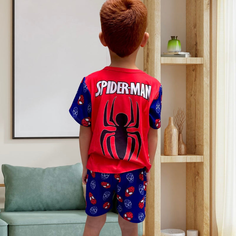 PIJAMA SHORT NIÑO / SPIDERMAN