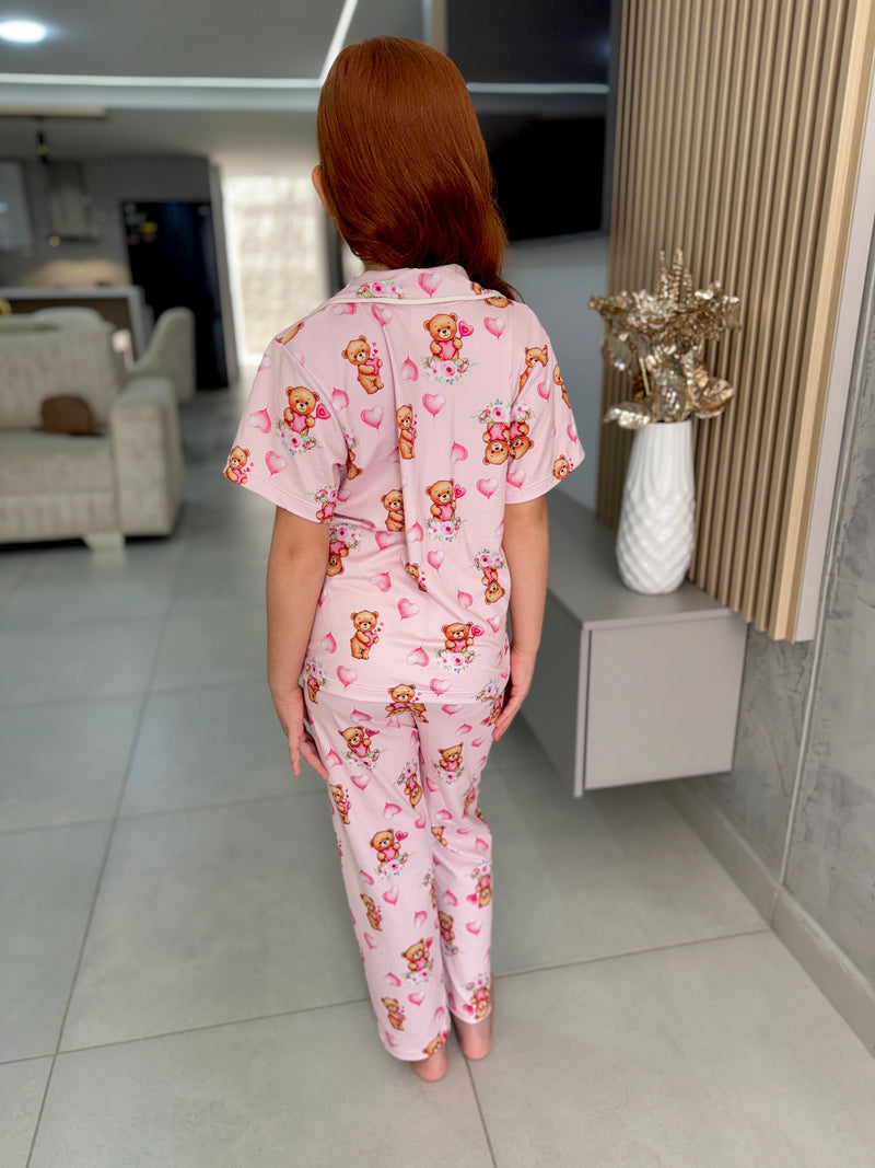 PIJAMA CAMISERA PANTALON NIÑA / OSITOS