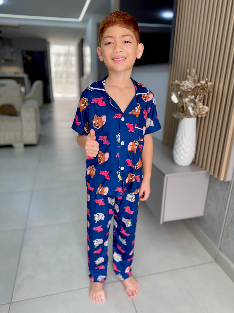 PIJAMA CAMISERA PANTALON NIÑO / TOM Y JERRY