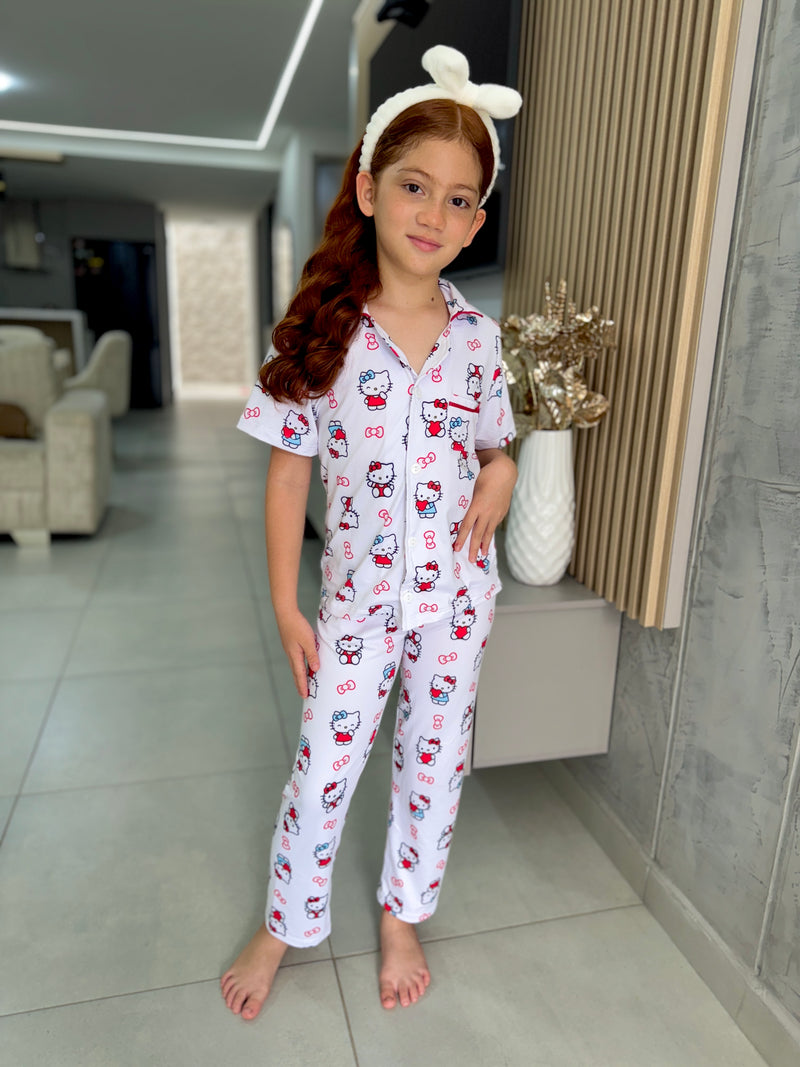 PIJAMA CAMISERA PANTALON NIÑA / HELLO KITY