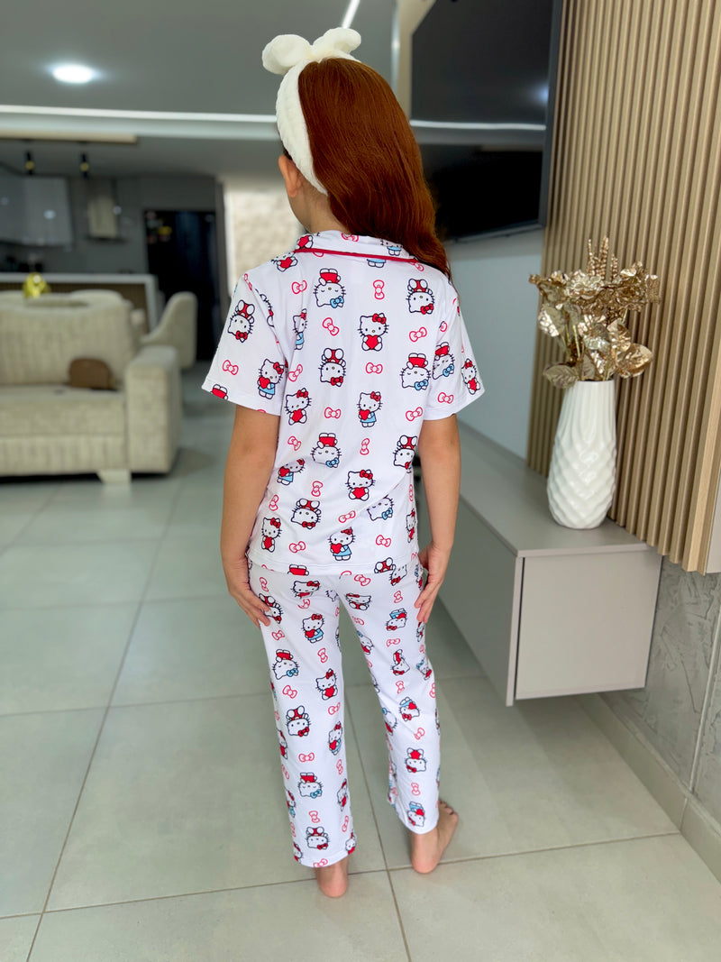 PIJAMA CAMISERA PANTALON NIÑA / HELLO KITY