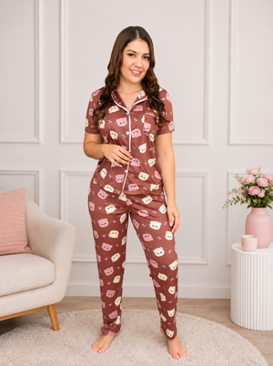 PIJAMA CAMISERA PANTALON / OSITA