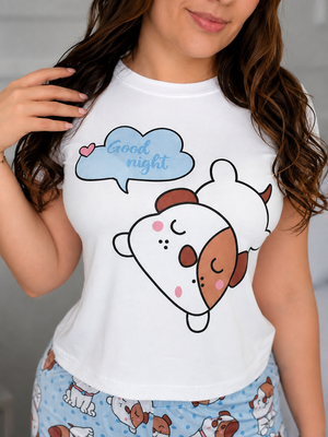 PIJAMA SHOTH / MANGA PERRITO