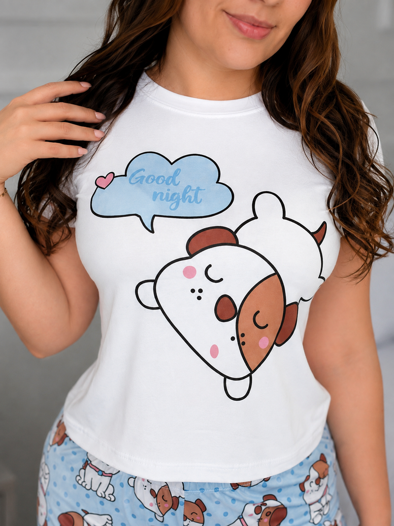 PIJAMA SHOTH / MANGA PERRITO