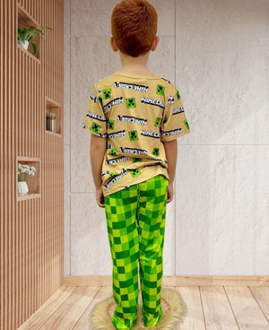 PIJAMA TRES PIEZAS NIÑO / MINECRAFT CAMEL